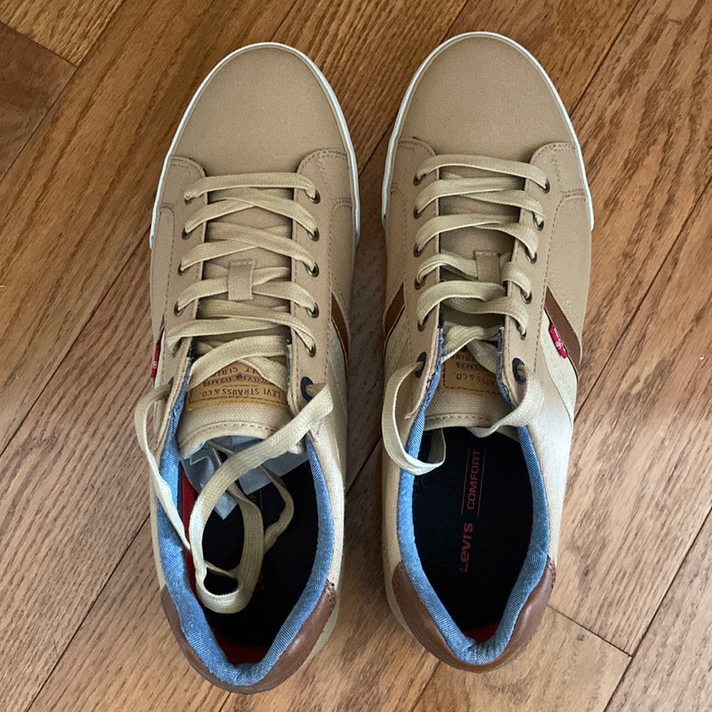 Mens Canvas Levis Shoes
